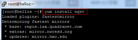 Install wget