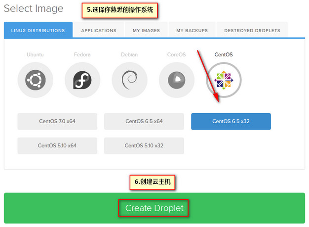 Select Operating System