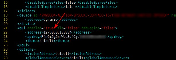 Configuration Screenshot