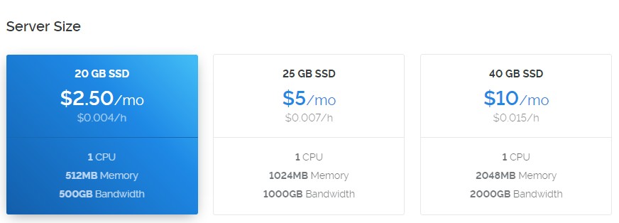 Vultr 2.5 Plan